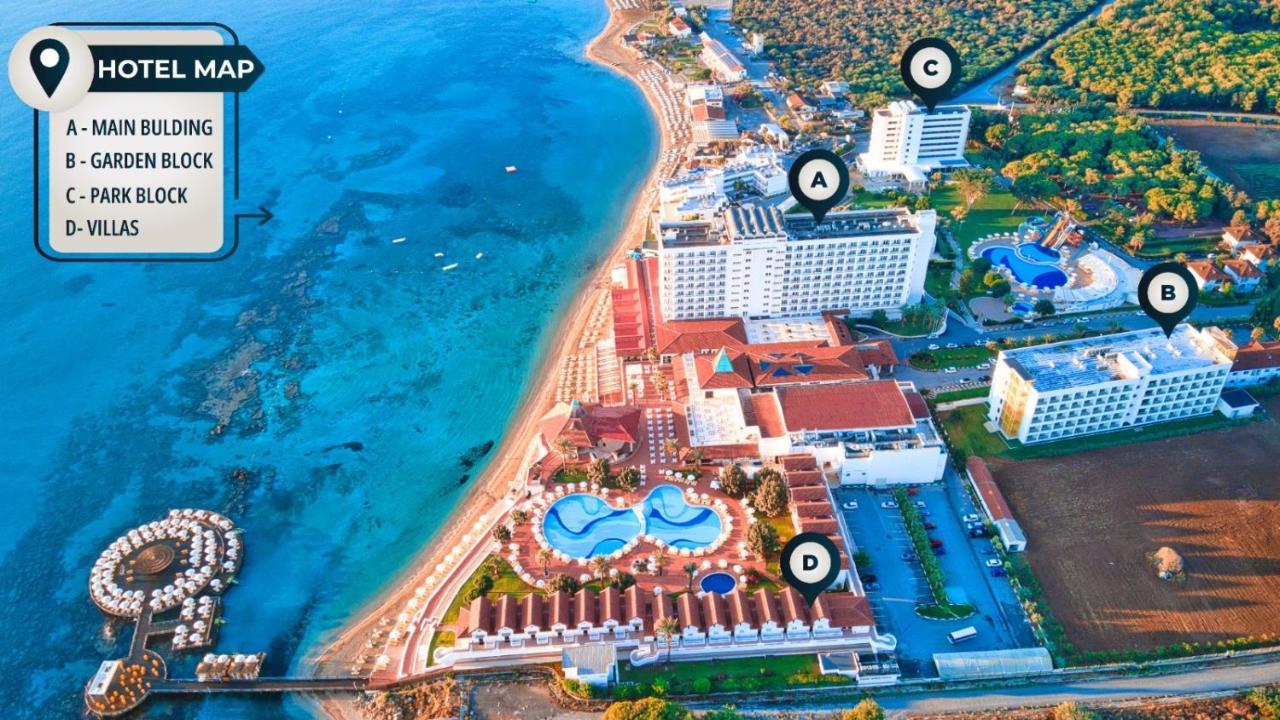 Salamis Bay Conti Resort Hotel & Casino Famagusta  Exterior photo Hotels in the resort